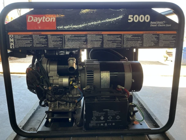DAYTON 5000 GENERATOR ELECTRIC START 36C206 GEN-6000-OGKD VIDEO 0.6HRS NEW OPBOX