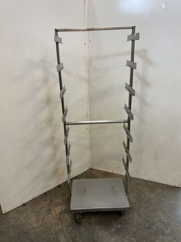 Rolling Stainless Rotisserie Rack See measurements in photos $SAVE WE SHIP