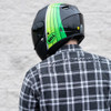 Bell Qualifier DLX Illusion MIPS Helmet - Matte/Gloss Black/Green