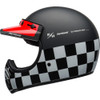 Bell Moto 3 Helmet - Fasthouse Checkers Matte/Gloss Black/White/Red