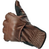 Biltwell Belden Leather Gloves - Chocolate Brown