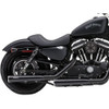 Cobra 3" Slip-On Mufflers with Race-Pro Tips for 2004-2013 Harley Sportster - Black