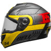 Bell SRT Helmet - Devil May Care Matte Gray/Yellow