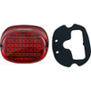 Custom Dynamics Low Profile LED Tail Light for Harley w/ OEM Squareback Taillight - Red