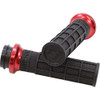 ODI Hart Luck Full Waffle Lock-On Grips for Harley Electronic Throttle - Red