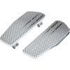 LA Choppers Billet County Floorboards for Harley - Chrome