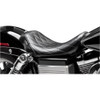 LePera Bare Bones Solo Seat for Harley Dyna - Diamond Stitch