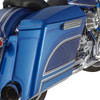 Arlen Ness 10-Gauge Saddlebag Latch Covers for 2014-2022 Harley Touring - Chrome