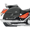 Saddlemen Drifter Teardrop Saddlebags with Shock Cutaway