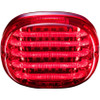 Custom Dynamics Probeam Squareback LED Tail Light for Harley - Red