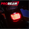 Custom Dynamics Probeam Squareback LED Tail Light for Harley - Smoke
