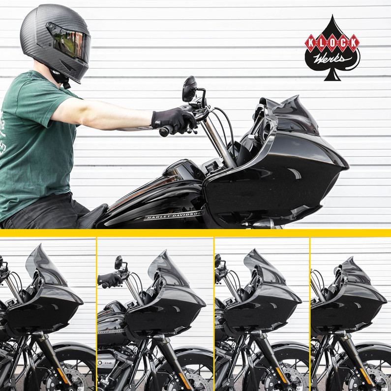 Klock Werks Windshield Comparison 2020 Harley Road Glide Get