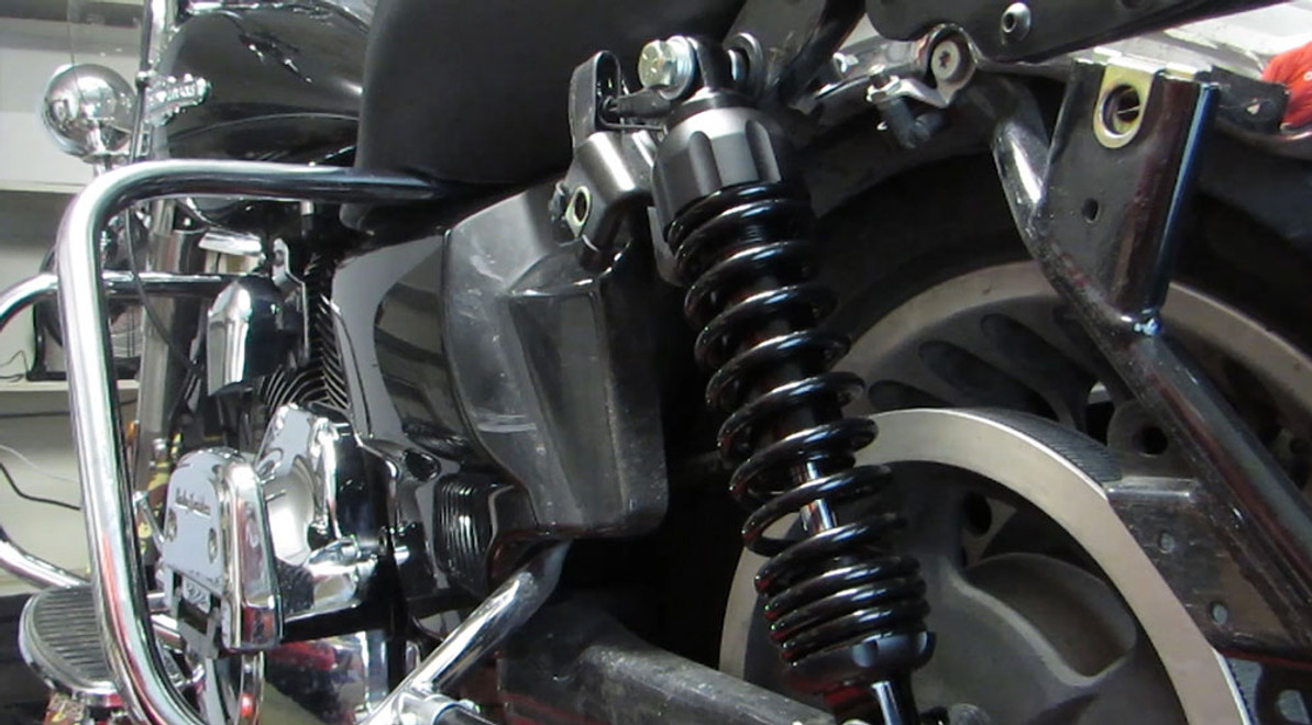Progressive 444 Shocks Installation on a Harley Touring Get Lowered
