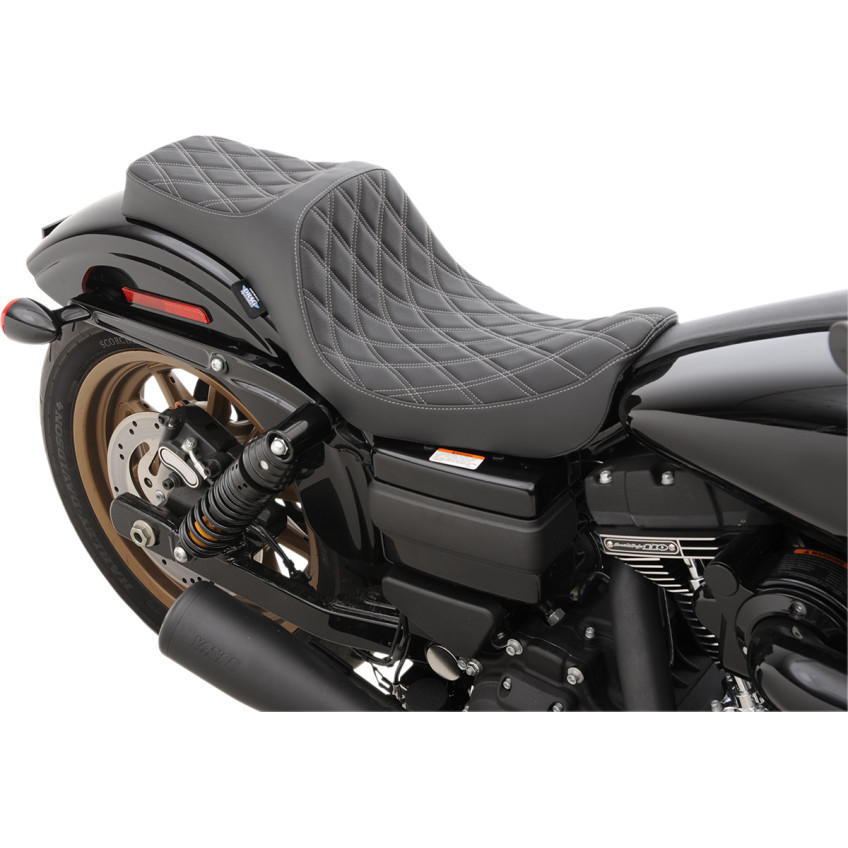 Drag Specialties Predator III Diamond Seat for 2006-2017 Harley