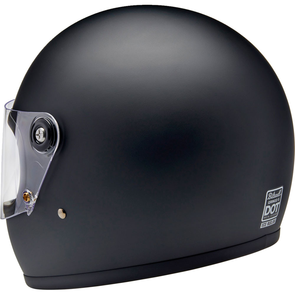Biltwell Gringo S ECE Flat Black Helmet - Get Lowered Cycles
