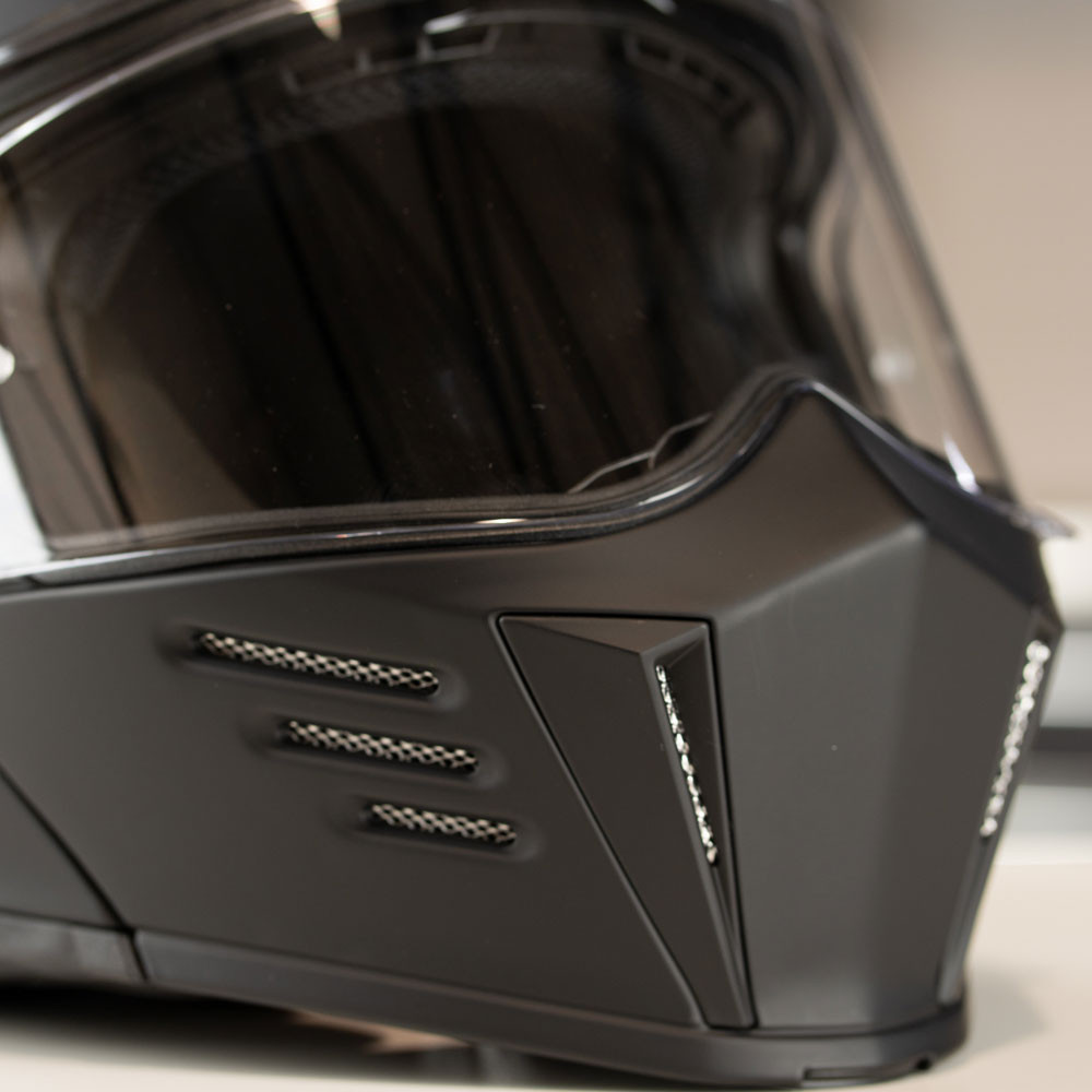 Simpson Mod Bandit Modular Motorcycle Helmet - Matte Black | Get