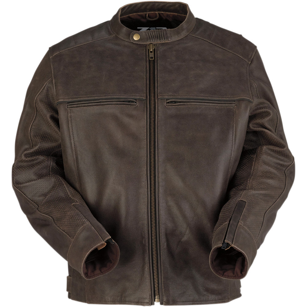 Z1R Indiana Brown Leather Jacket - Get Lowered Cycles