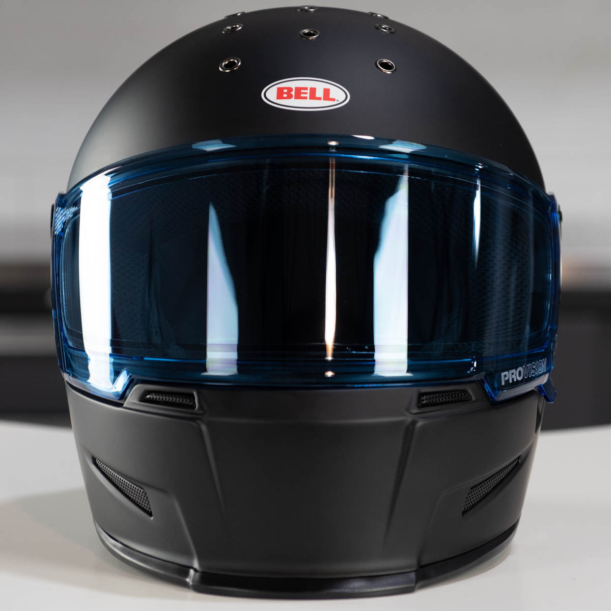 Bell Eliminator Hi Def Blue Face Shield - 7102292 - Get Lowered Cycles