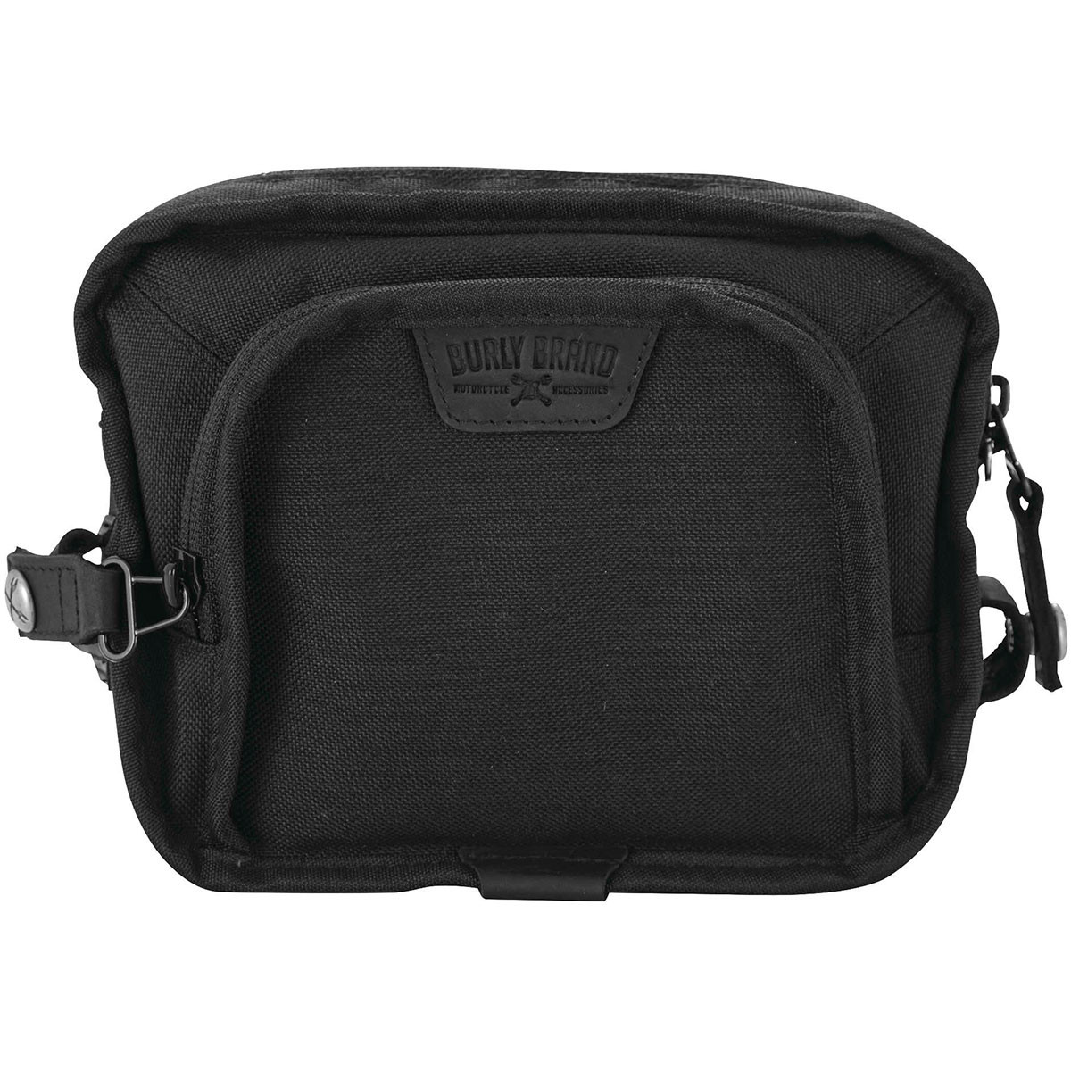 Burly Handlebar Bag - Black Cordura - B15-1012B - Get Lowered Cycles
