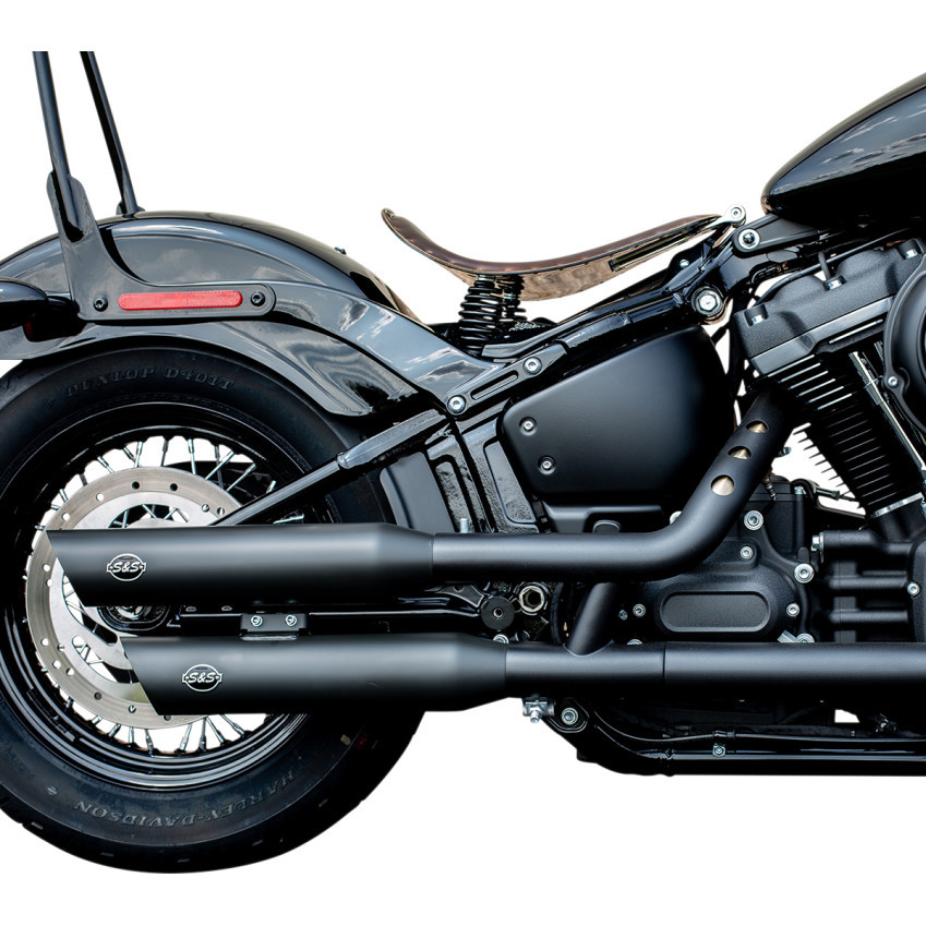 Harley-Davidson S&S フルエキ　マフラー S&S Slash-Cut Race Only Mufflers for 2018-2024 Harley Softail