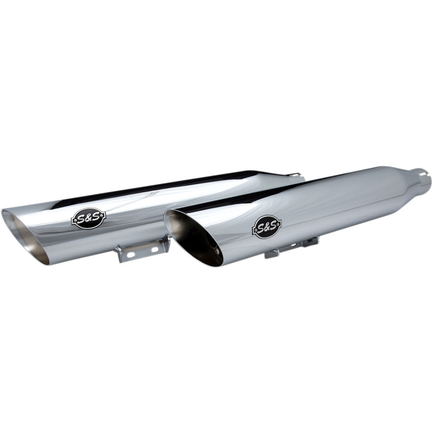 S&Sスリップオン Harley-Davidson S&S Slash-Cut Mufflers for 2018-2022 Harley Heritage Softail and
