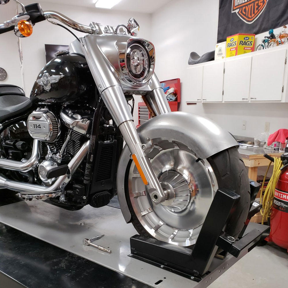 Klock Werks Wrapper Hugger Front Fender for 2018-19 Harley Fatboy