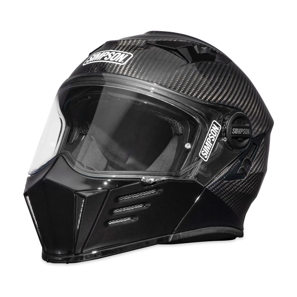 Simpson Mod Bandit Carbon Fiber Modular Motorcycle Helmet | Get