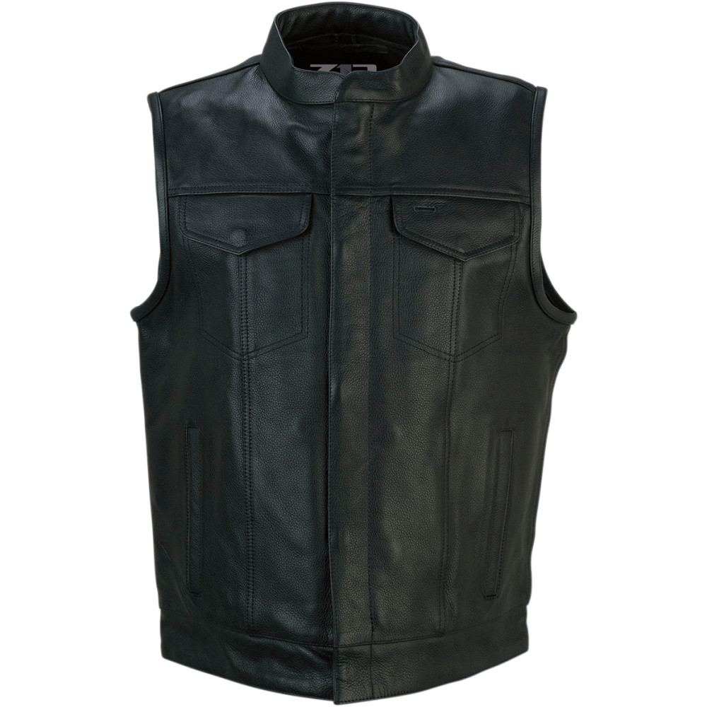Z1R Vindicator Leather Motorcycle Vest - Get Lowered Cycles