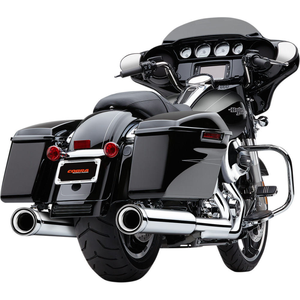 Cobra Neighbor Hater Exhaust Mufflers for 1995-2016 Harley Touring