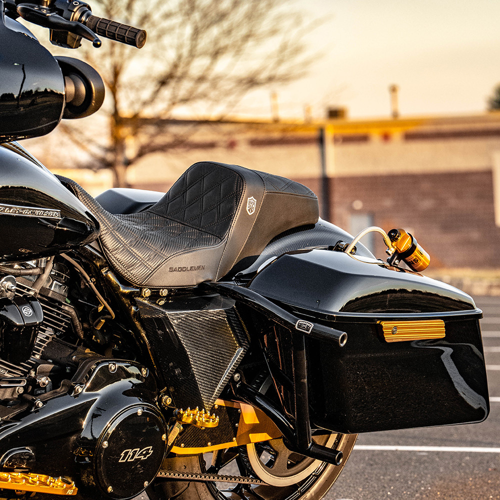 A-pro Leren broek, veters, motorfiets, chopper, touring model 5 zakken