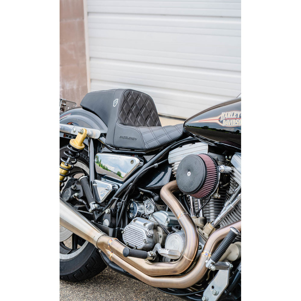 San Diego Customs Pro Series Performance Gripper Seat for Harley