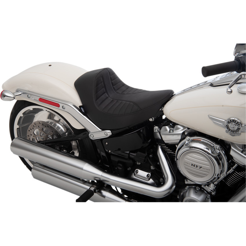 Drag Specialties EZ-On Solo Seat for 2018-2024 Harley Fat Boy