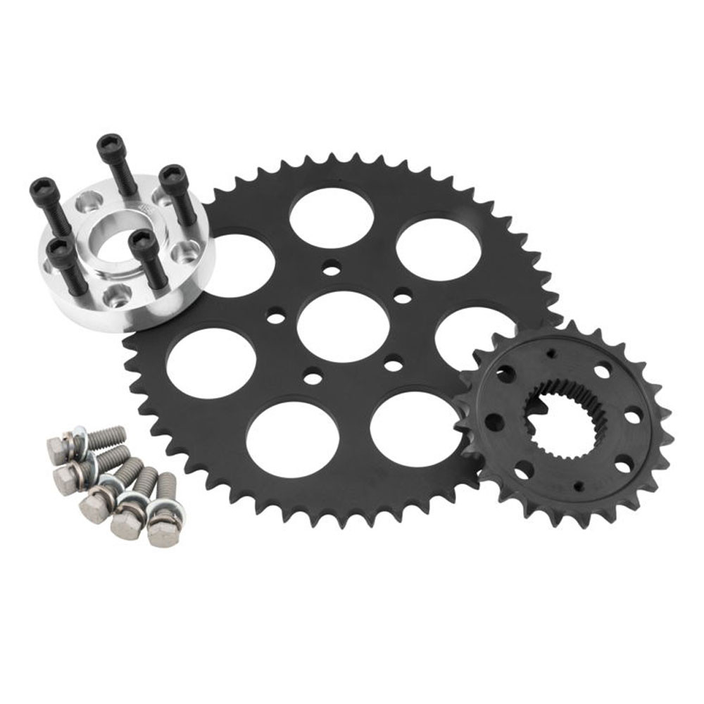 Harley Dyna Pulleys & Sprockets Get Lowered Cycles