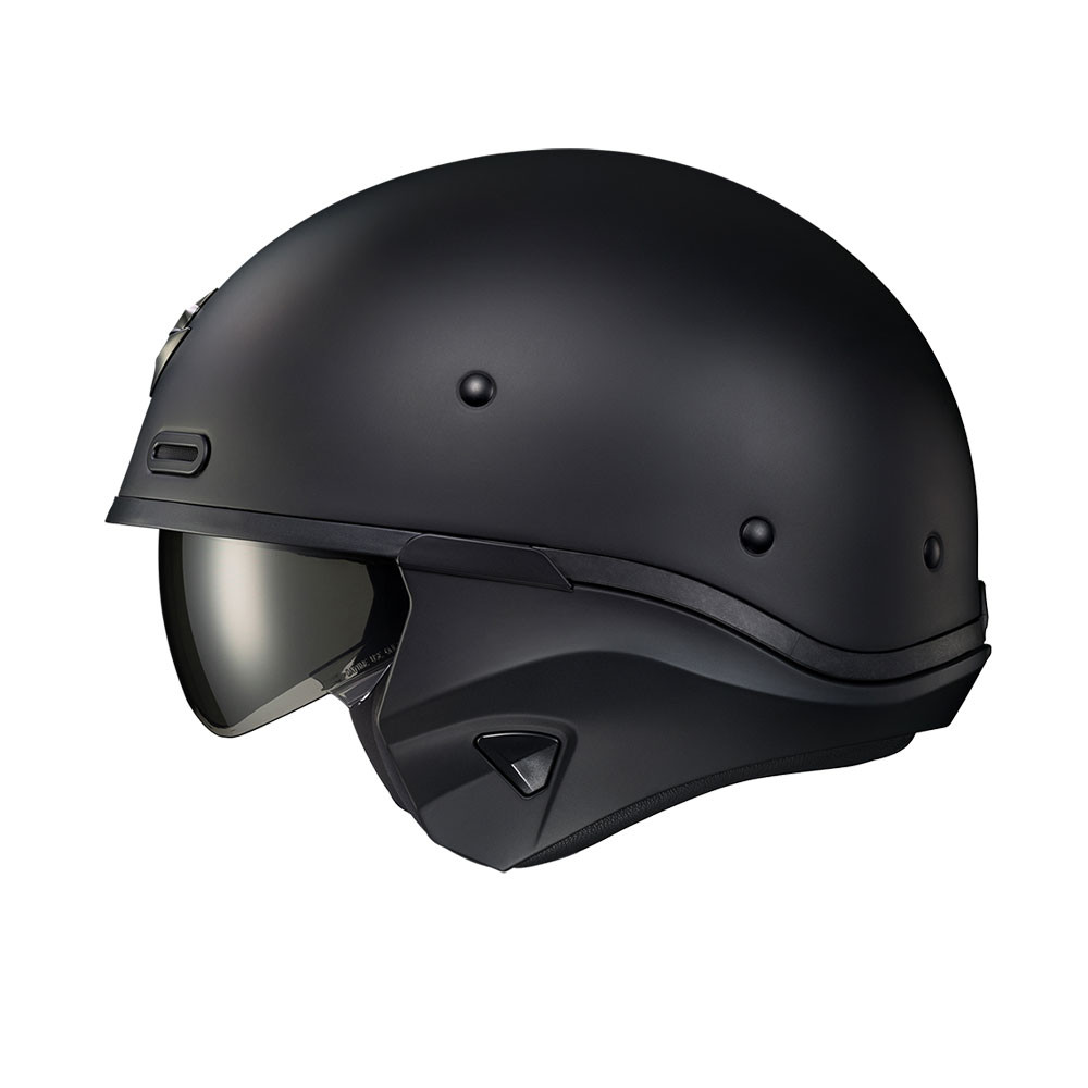 scorpion convertible helmet AT-960 Modular Solid in communication port Scorpion EXO-AT960 Modular Helmet Topo