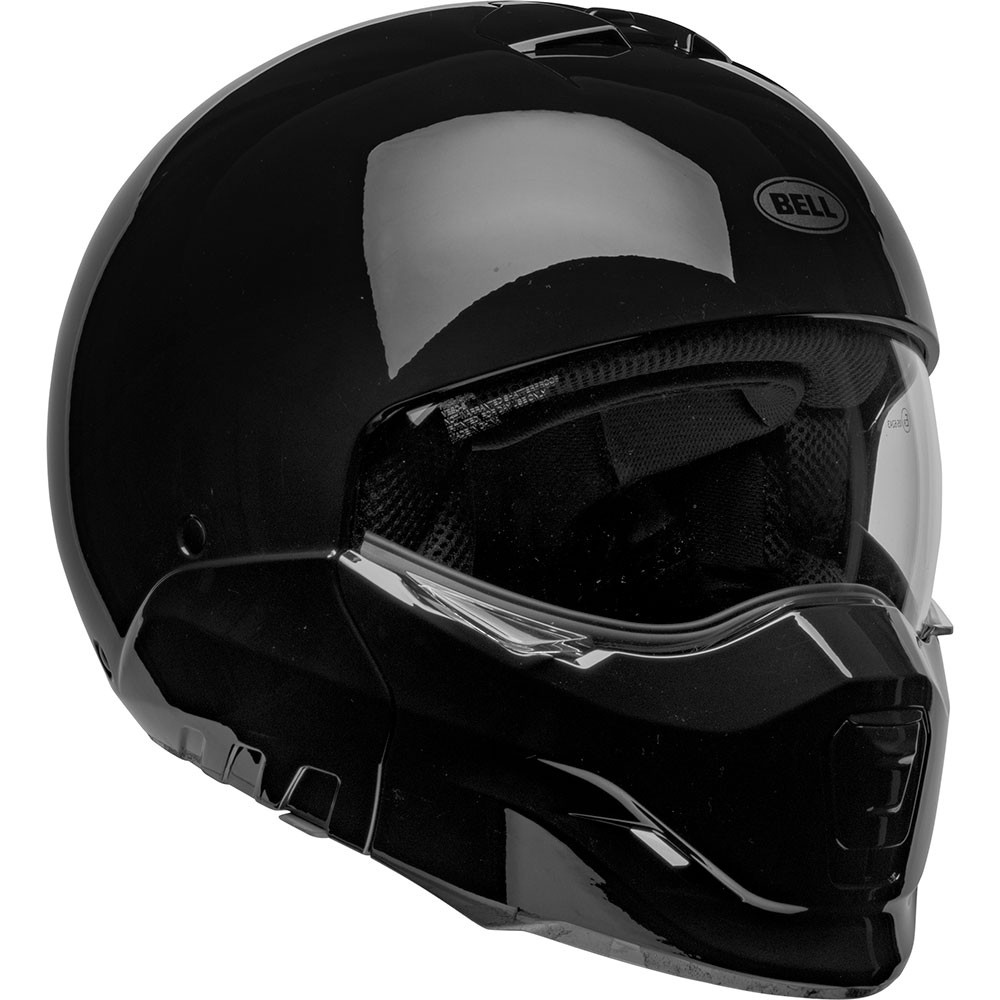 BELL BROOZERシステムヘルメット マットブラック　シールド2枚付き Bell Broozer Gloss Black Helmet - Get Lowered Cycles