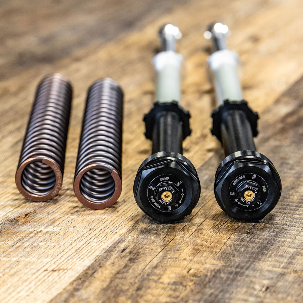 Ohlins FKS 228 NIX 22 Cartridge Kit for 20172023 Harley Touring Get Lowered Cycles