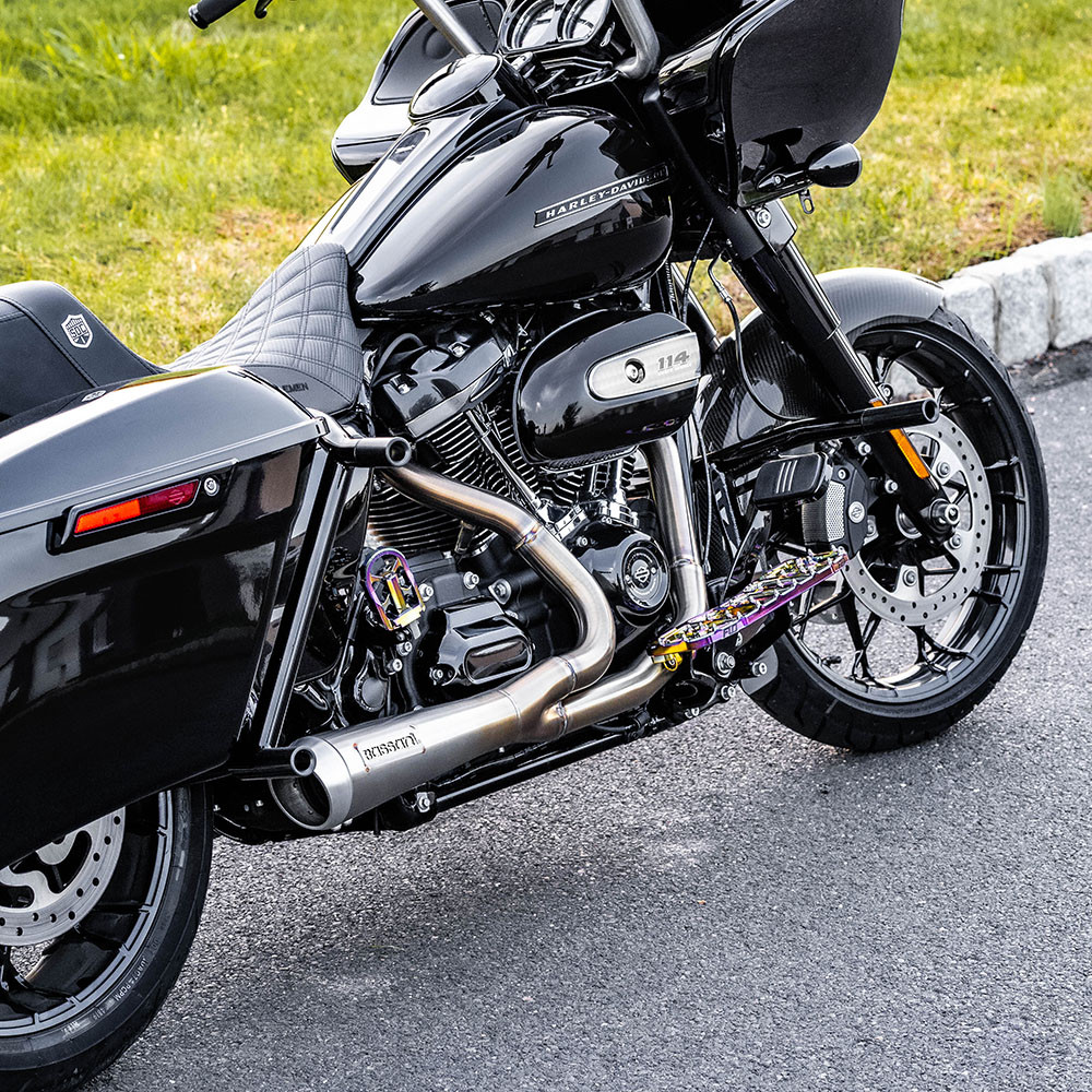 Bassani Short Road Rage 2-1 Exhaust System for 2017-2024 Harley