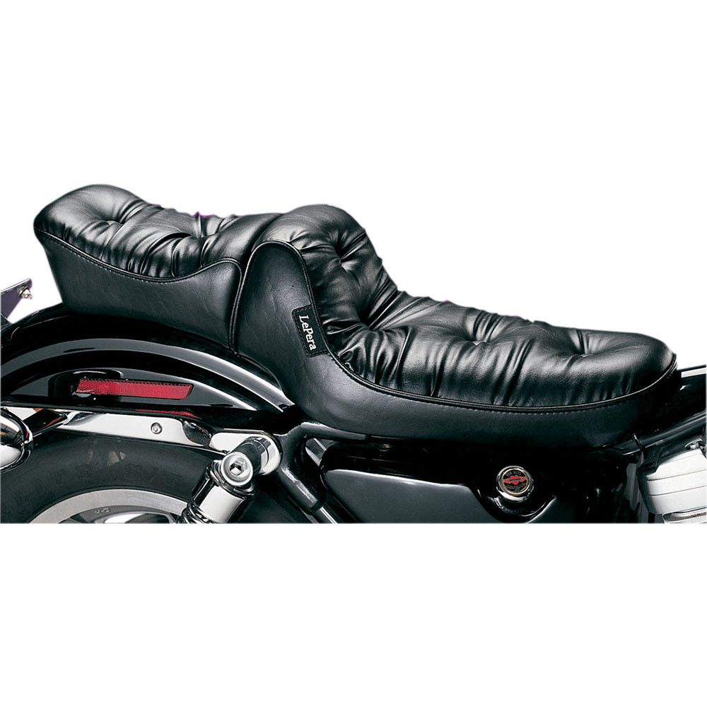 Le Pera Regal Plush Pillow Seat for 1986-2003 Harley Sportster - L