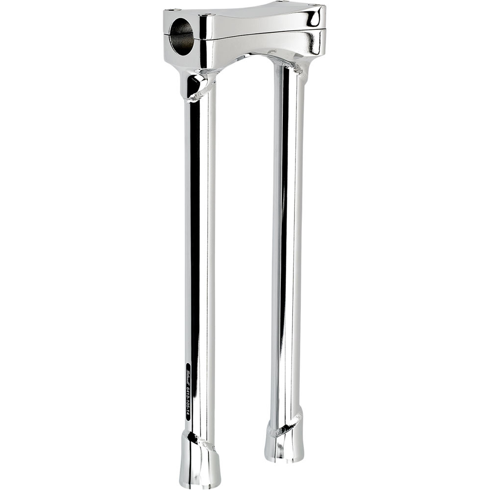 Biltwell Murdock OS Straight Risers - Chrome - 6413-105-06 - Get