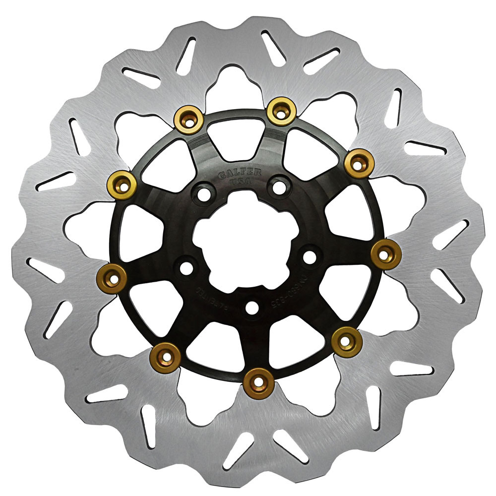 GBrakes Wave Rotor for Harley - Custom Design - DF835CW - Get