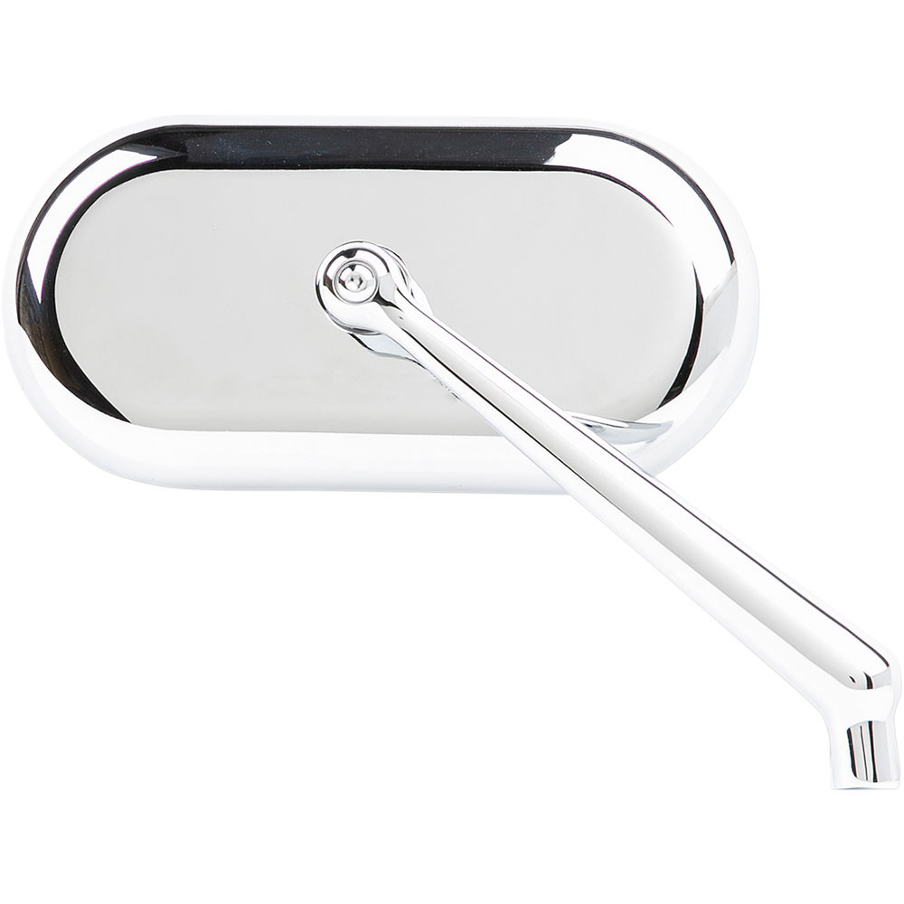ARLEN NESS ミラーセット シルバー Arlen Ness Forged Oval Mirrors for Harley - Chrome - 13-171 - 13