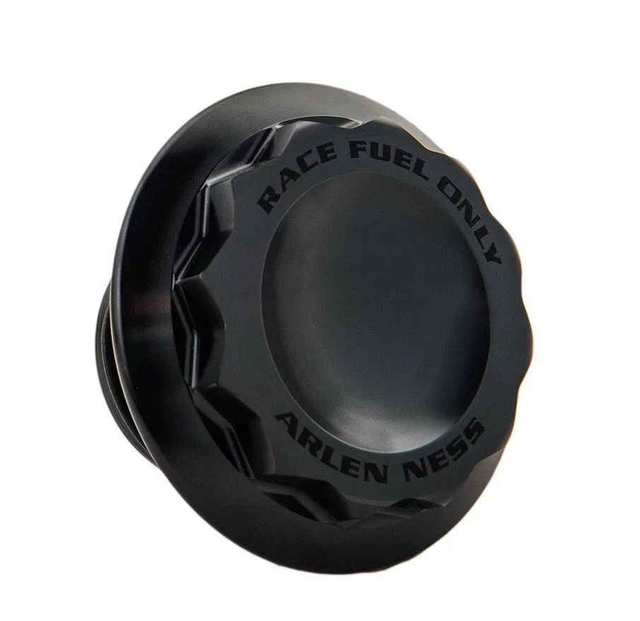 Arlen Ness 12-Point Vented Gas Cap for 1997-2024 Harley - Black