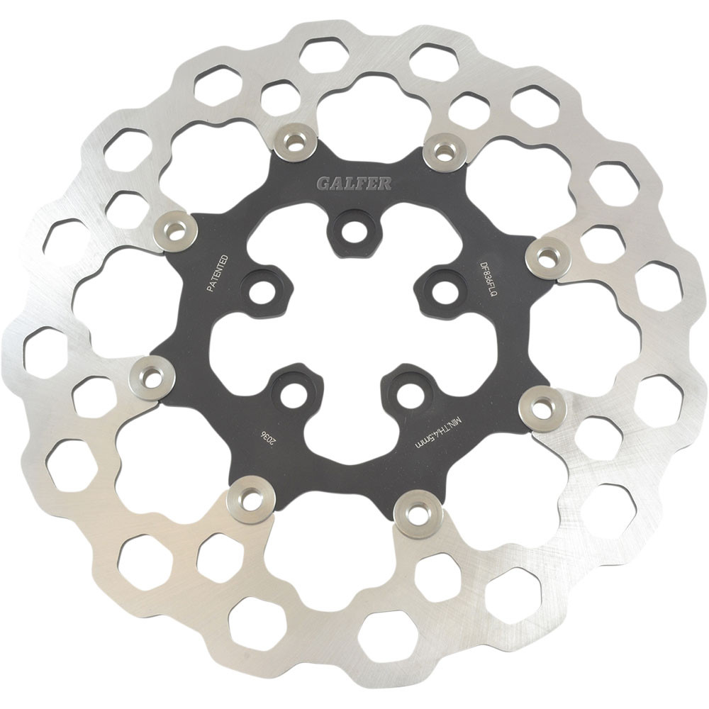 Galfer Cubiq Full Floating Rear Brake Rotor for 2008-2020 Harley
