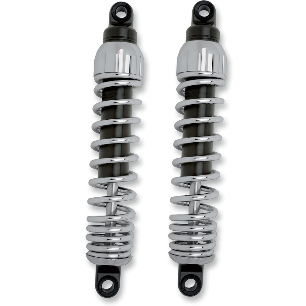 Progressive Chrome 444 Series Shocks for 1991-2017 Harley Dyna FXD