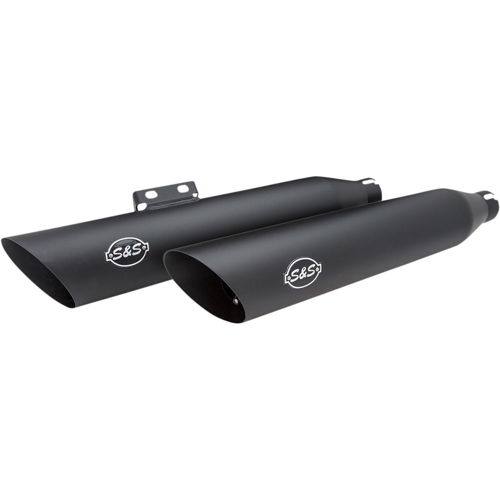Harley-Davidson【ツーリング】S&Sスリップオンマフラー　美品! S&S Slash-Cut Slip-On Mufflers for 2018-2022 Harley Softail Models