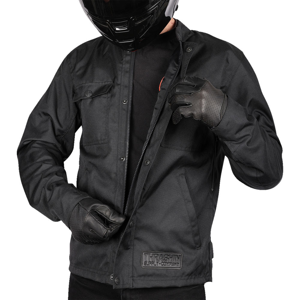 Thrashin Supply Atlas V2 Riding Jacket - Black - TMJ-09-10 - Get