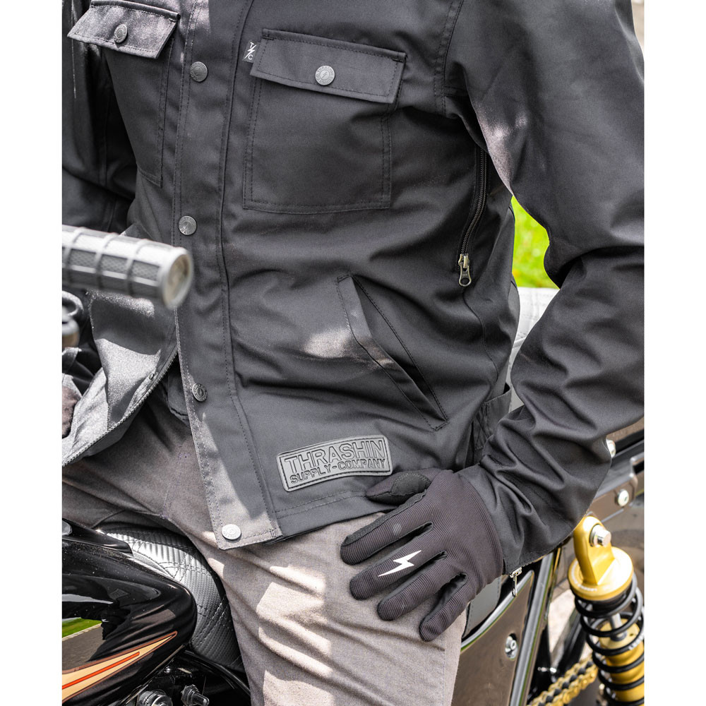 Thrashin Supply Atlas V2 Riding Jacket - Black - TMJ-09-10 - Get