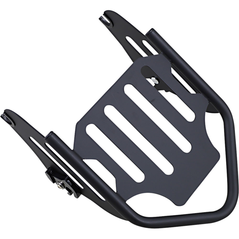 Mutazu Detachable Two-Up Luggage Rack – Chrome – Fits 2009-2016 Harley Touring FLHR FLTR FLHT FLHX