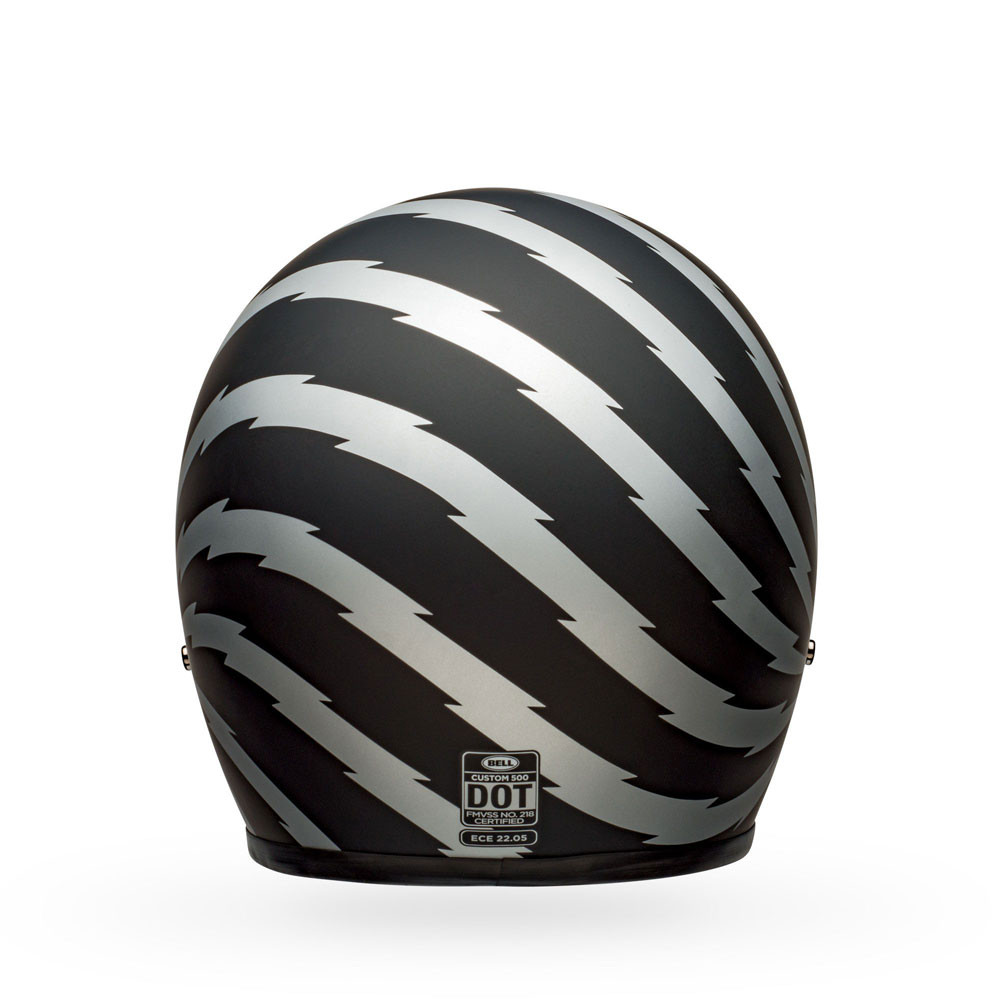 Bell Custom 500 Helmet - Vertigo Matte Black/Silver - Get Lowered