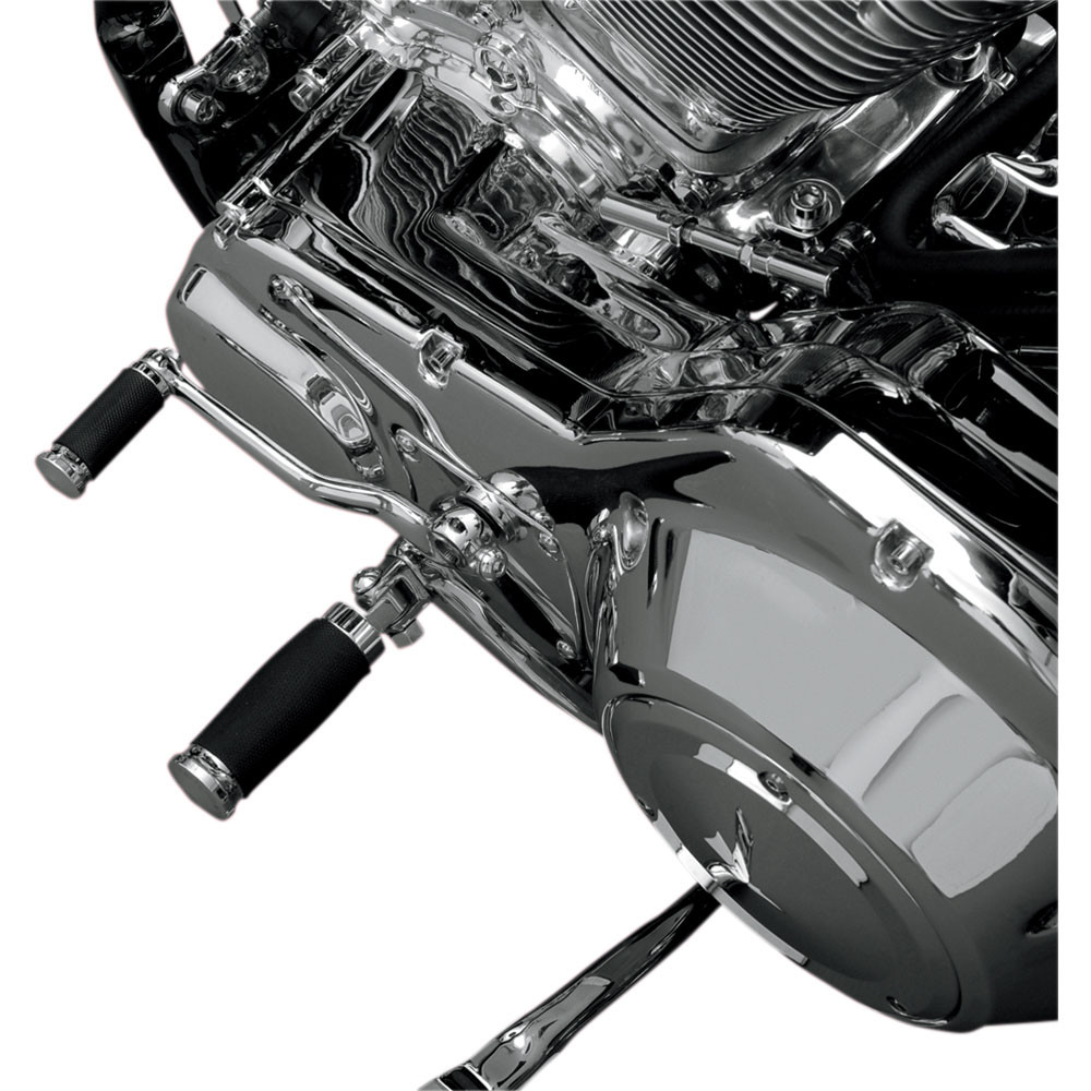 Performance Machine RubberWrapped Contour Shift Peg for Harley Models Chrome 00331083CH